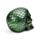 Totenkopf mit metallischen Drachenschuppen