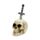 Totenkopf Metallschwert im Kopf