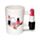 Werkzeug für Mädchen Lippenstift geformter Henkel Tasse