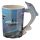 Tasse Delfin Unterwasserwelt geformter Henkel Tasse