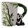 Panda geformter Henkel Tasse
