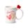 Amore Herzen Figurativer Keramikbecher