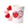J'Adoramals Herzen XOXO Keramikbecher mit Griff aus Herzen