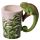 Chameleon geformter Henkel Tasse