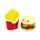 Foodiemals Hammy the Burger & Pommes Keramik Salz-& Pfefferstreuer Set