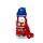 Adoramals London Kinder bruchsichere Wasserflasche mit Flip-Strohhalm 450ml
