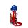 Adoramals London Kinder bruchsichere Wasserflasche mit Flip-Strohhalm 450ml