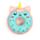 Einhorn Donut Radiergummi in Minibox