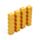 Foodiemals French Fries Pommes-förmiges Radiergummi 4er-Set
