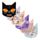 Spooky Sticker im katzenförmigen Stickerbuch