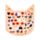 Spooky Sticker im katzenförmigen Stickerbuch