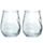 Skeletthand Trinkgläser 2-er Set 500ml
