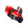 Push/Pull Motorrad Action-Spielzeug mit Reibungsantrieb 