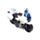 Push/Pull Motorrad Action-Spielzeug mit Reibungsantrieb 