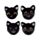 Queasy Squeezies Lucky the Black Cat Schwarze Katze Magischer Wahrsager Plüsch-Quetschspielzeug