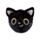 Queasy Squeezies Lucky the Black Cat Schwarze Katze Magischer Wahrsager Plüsch-Quetschspielzeug