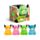 Malzzucker Glitzer-Highland Coo Kuh Quetschbares Anti-Stress-Spielzeug 