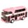 Diecast Zurückziehen Bus Spielzeugauto