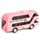 Diecast Zurückziehen Bus Spielzeugauto
