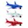 Sky Team Jet Push/Pull Licht und Ton Action-Spielzeug
