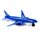 Sky Team Jet Push/Pull Licht und Ton Action-Spielzeug