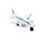 Sky Team Jet Push/Pull Licht und Ton Action-Spielzeug