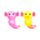 Quetschbares Glitzer Axolotl Anti-Stress-Spielzeug