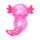 Quetschbares Glitzer Axolotl Anti-Stress-Spielzeug