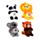 Queasy Squeezies Adoramals Zoo Mix #1 Plüsch Quetschtiere 