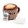 Foodiemals Cappuccino Mikrowellengeeignetes Plüsch Lavendel Wärmepack
