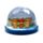 Adoramals Highland Coo Kuh Glitzer Schneekugel - Klein