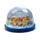 Adoramals Highland Coo Kuh Glitzer Schneekugel - Klein