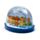 Adoramals Highland Coo Kuh Glitzer Schneekugel - Klein
