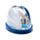 Adoramals Highland Coo Kuh Glitzer Schneekugel - Klein