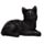 Schwarze Katze Sammlerfiguren