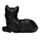 Schwarze Katze Sammlerfiguren