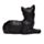 Schwarze Katze Sammlerfiguren
