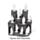 Mittelalterlicher Ritter Schloss Welt Figuren Display Stand