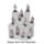 Mittelalterlicher Ritter Schloss Welt Figuren