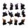 Witches Black Cat Hexen Schwarze Katze Sammlerfiguren