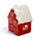 Weihnachten Lebkuchenhaus Teelichthalter  - Rot & Grün