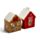 Weihnachten Lebkuchenhaus Teelichthalter - Schleifen