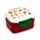 Baker Street Weihnachten Lebkuchen Stapelbare Bento-Lunchbox mit Löffel & Gabel