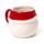 Weihnachten Weihnachtsmannkopf Keramikbecher