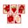 Christmas Botanicals Weihnachten Blumen Standard-Spielkartendeck