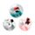 Jingle Bunch Weihnachten Hochspringender Blinkender LED-Springball
