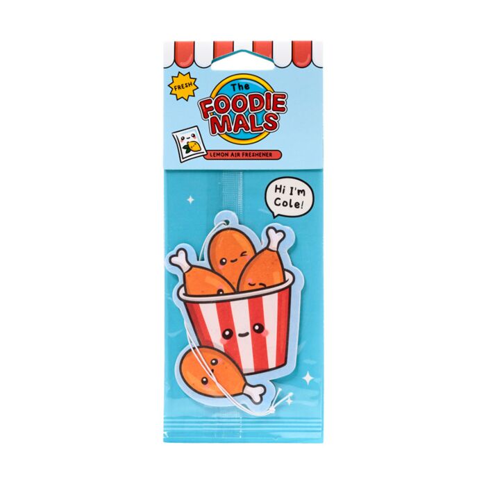 Foodiemals Cole the Fried Chicken Bucket Huhn Zitrone Auto-Lufterfrischer