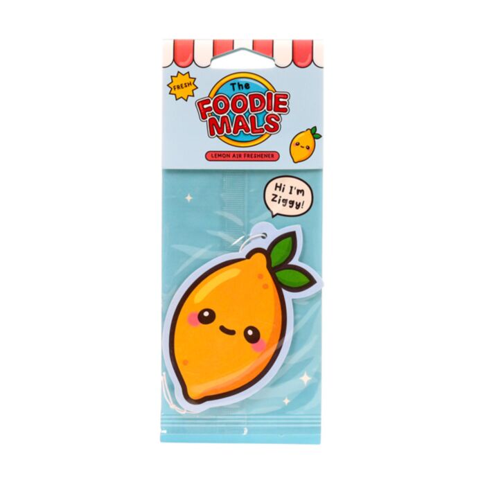 Foodiemals Ziggy the Lemon Zitrone Auto-Lufterfrischer