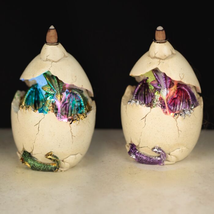 Drachenei LED Rückfluss-Räucherbrenner