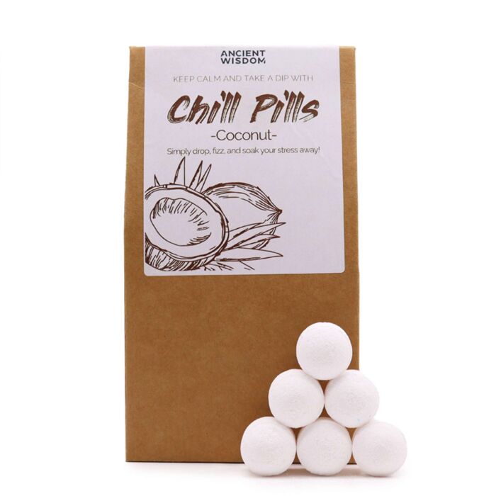 Chill Pills Kokosnuss Badezusatz Geschenkpackung